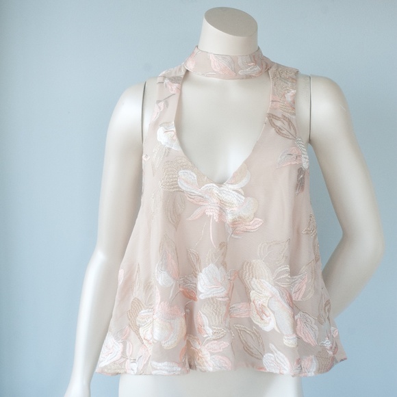 NWT Show Me Your MuMu Floral Embroidered Joy Top - Picture 5 of 15